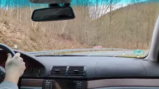 BMW 523i (e39) - POV Drift Mountain Road Onboard Drive