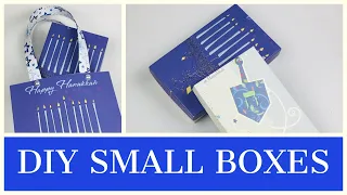 Make Holiday GIFT BOXES Using Greeting Cards!  ⭐️⭐️Perfect Project For All Holidays⭐️⭐️