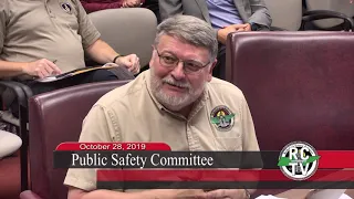 Public Safety Committee - October 28, 2019