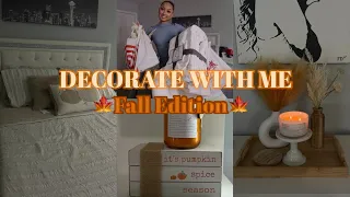 COZY FALL ROOM MAKEOVER | decorate + shop with me!!