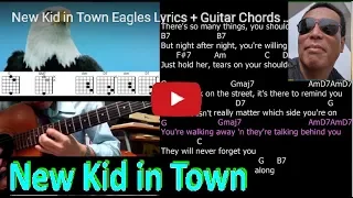 New Kid in Town (Eagles) Lyrics + Guitar Chords + Solo Lesson + Busker Roy's(街頭藝人-老黑) KeyD vocal