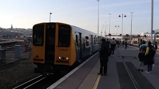 Class 313 Farewell Tour arriving and departing Brighton with over 300 tones