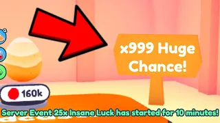 Secret Treasure Hunt LUCK GLITCH is INSANE... (Pet Simulator X)