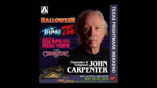 Texas Frightmare Weekend Master of Horror: John Carpenter panel interview May 2023