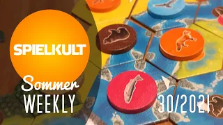 Weekly 30/2021 // Sommerpause // Brettspiel-Reviews, Spieletreff, Preview