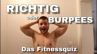 RICHTIG oder BURPEES | Das Fitnessquiz! | Muckis mit Mathis