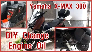 Change Engine Oil - Yamaha X-MAX 300