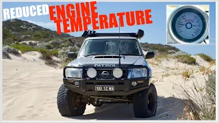 REDUCED Engine Temp! Front Mount Intercooler vs Top Mount Intercooler | Nissan GU Patrol