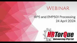 IRP5 and EMP501 - Tax certificates Preparation - 24 April 2024