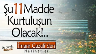 Nefsi Terbiye Etmek Gerek!.. (Şu 11 Madde Kurtuluşun Olacak!..) | İmam Gazali'den Nasihatler