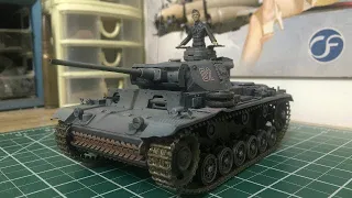 Building Tamiya Panzer 3 Tank From Start to Finish