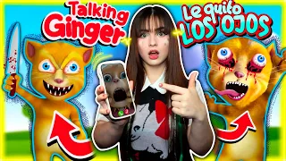 ❌ JAMÁS JUEGUES TALKING GINGER!! 😰😈 *Le quité LOS OJOS y fue HORRIBLE*