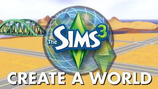 The Sims 3 Create a World is actually EASY?... Here's how to use it! (simple step-by-step tutorial).