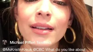 Kristin Kreuk Answering Fans Questions about Burden Of Truth #9