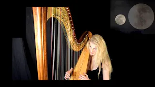 Beethoven - Moonlight Sonata for harp - Beethoven Mondscheinsonate für Harfe