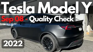 Has Tesla Improved The Model Y Build Quality For Sep 08, 2022?