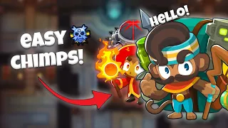 The BEST and EASIEST Dark Dungeons CHIMPS Guide!! (BTD 6 Guide Patch 40.2)