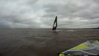 Windsurfen Strand Horst 02-11-20 - Freestyle oefenen!