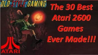 The 30 Best Atari 2600 Games Ever Made!!! (Nostalgia Overload)