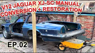 EP02. V12 Jaguar XJS Restoration & Manual Conversion