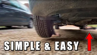 How to Lift Your Car SAFELY (On Gravel/Dirt)