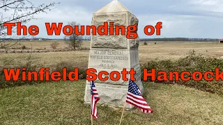 Winfield Scott Hancock's Wounding at Gettysburg.