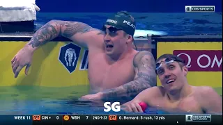 Adam Peaty beats Caeleb Dressel and rest of the field in 50 Breast Skins | 2020 ISL Finals Budapest