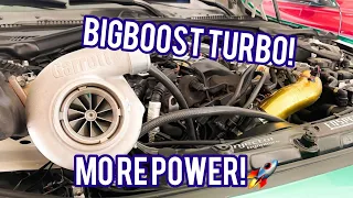 BIG TURBO GETS INSTALLED ON MY 340!