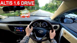 Driving Corolla Altis 1.6 2018 Facelift Review & Impressions | 0-100, Brake Test, Body Roll