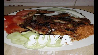 Home made Nigerian suya with frying pan, without grill or Oven/Nigeria recipe