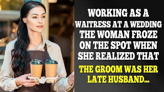 Working As A Waitress At A Wedding, She Froze When She Saw Her Own Husband Dressed As A Groom…