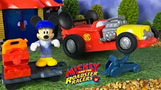 DISNEY JUNIOR MICKEY'S ROADSTER TRANSFORMING PLAYSET - UNBOXING