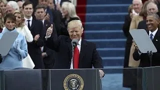 Donald Trump als 45. US-Präsident vereidigt