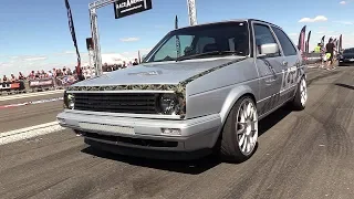 850HP VW GOLF 2 4Motion VR5 Turbo - FAST 290 KM/H ACCELERATIONS!