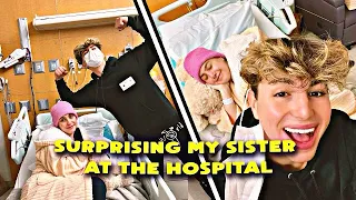 SURPRISING MY SISTER AT THE HOSPITAL!!