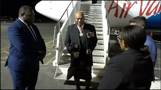 Prime Minister Sitiveni Rabuka receives a warm welcome in Vanuatu for the 22nd MSG Leaders’ Summit.