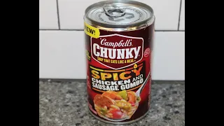 Campbell’s Chunky Soup: Spicy Chicken & Sausage Gumbo Review