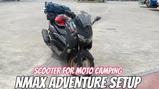 NMAX sa Motorcycle Camping | ADVENTURE SETUP | UPGRADES ACCESSORIES