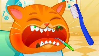 КОТЕНОК БУБУ #11 Лечу зубы коту Bubbu My Virtual Pet #ПУРУМЧАТА