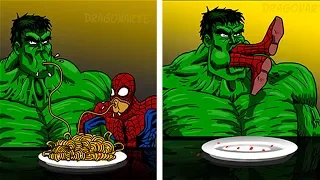 NEW FUNNY SUPERHERO COMICS - Marvel & DC - 4 .