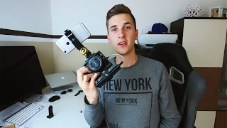 My $150 Sony a6300 filming rig / cage camera setup