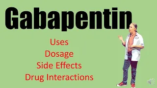 Gabapentin Side Effects 100mg 300 mg Dosage for nerve pain and withdrawal
