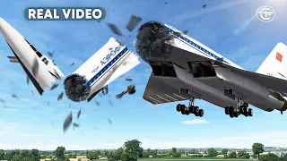 Disintegrating in Mid-Air | Deadly Competition Between Concorde and Tupolev (With Real Video)