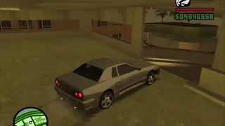 GTA  San Andreas  East Beach Garage Drift Test