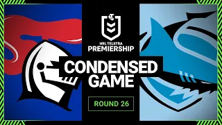 NRL 2023 | Newcastle Knights v Cronulla-Sutherland Sharks | Condensed Match, Round 26