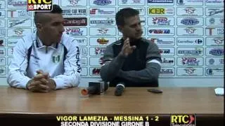 Vigor Lamezia-Messina 1-2 RTC TELECALABRIA