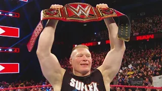 Brock Lesnar Return in Raw - WWE Raw 18th March 2019