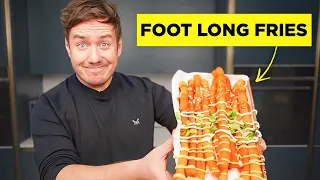 I made Foot Long Fries | Homemade Street Food