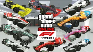 GTA 5 Online : How to Replicate ALL the Real F1 - Teams 2020 ! (No mod - Benefactor BR8)