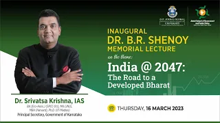 Inaugural Dr. B.R. Shenoy Memorial Lecture